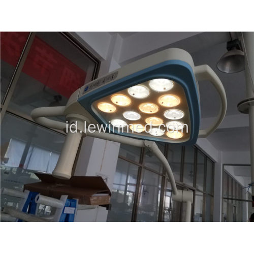 Led lantai medis berdiri lampu ujian lengan fleksibel